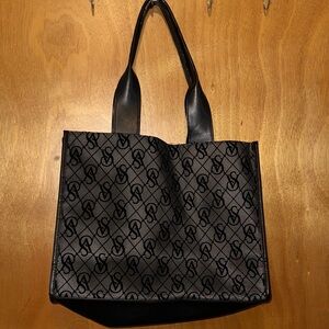 Victoria's Secret Black and Gray Travel Bag